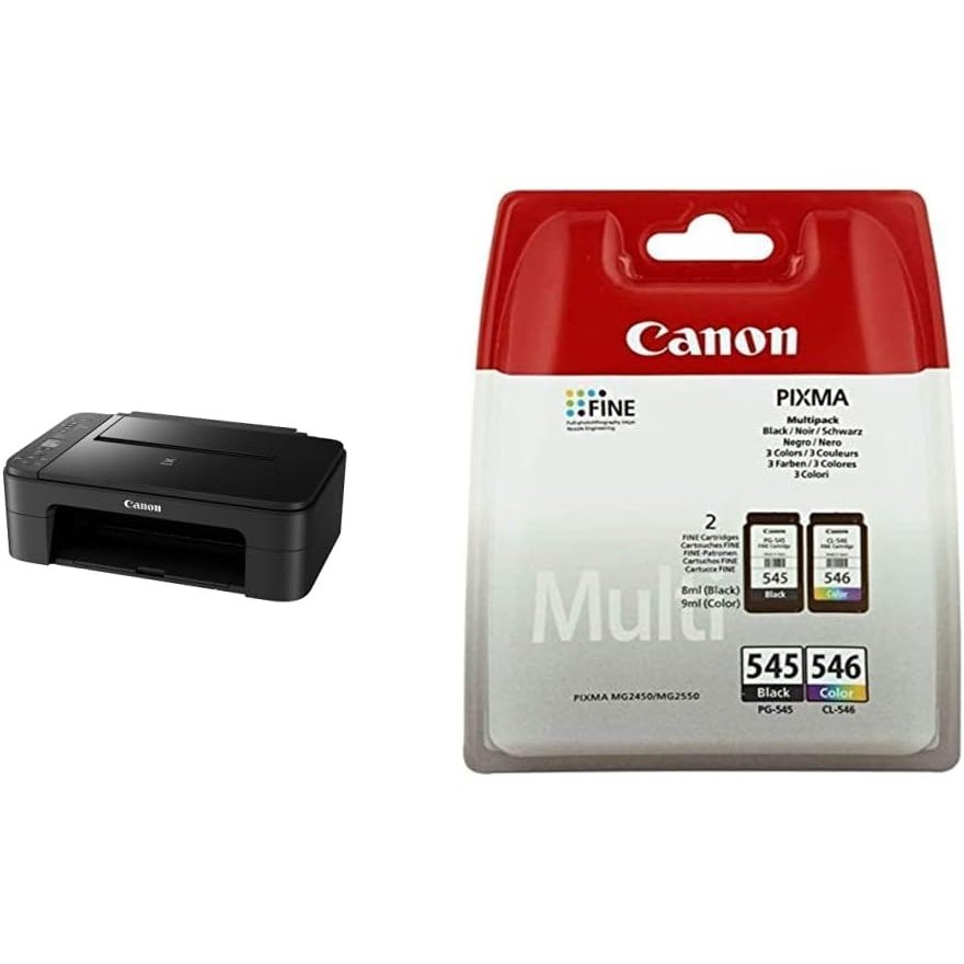 Canon PIXMA TS3350 Multifunction Wifi Printer - Black