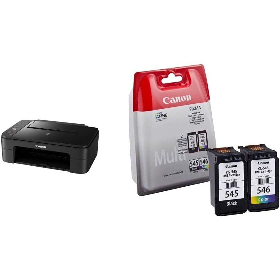 Canon PIXMA TS3350 Multifunction Wifi Printer - Black