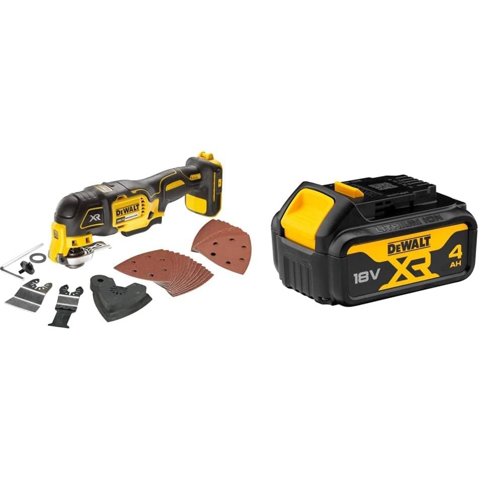 DEWALT DCS355N-XJ Oscillating Multi-Tool 18V Li-Ion Cordless Brushless Battery Powered , LARGE