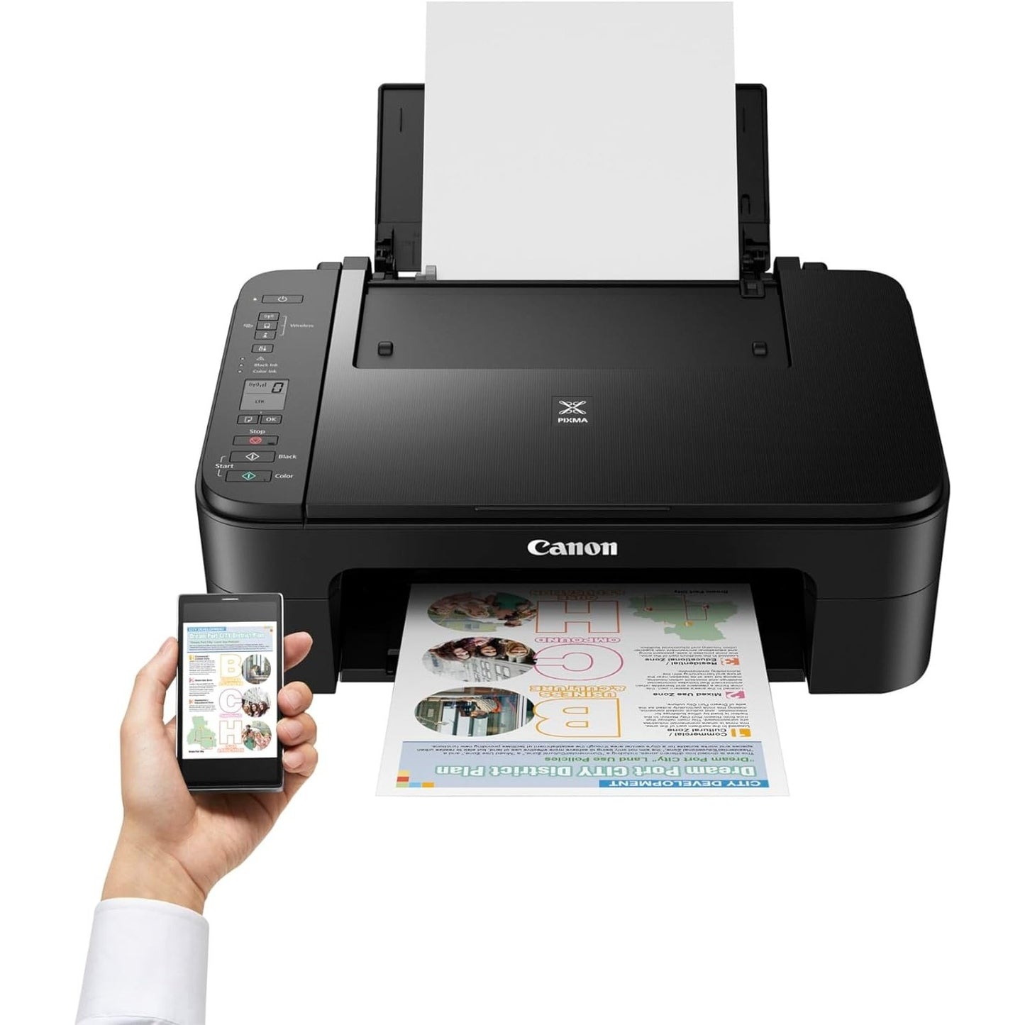Canon PIXMA TS3350 Multifunction Wifi Printer - Black
