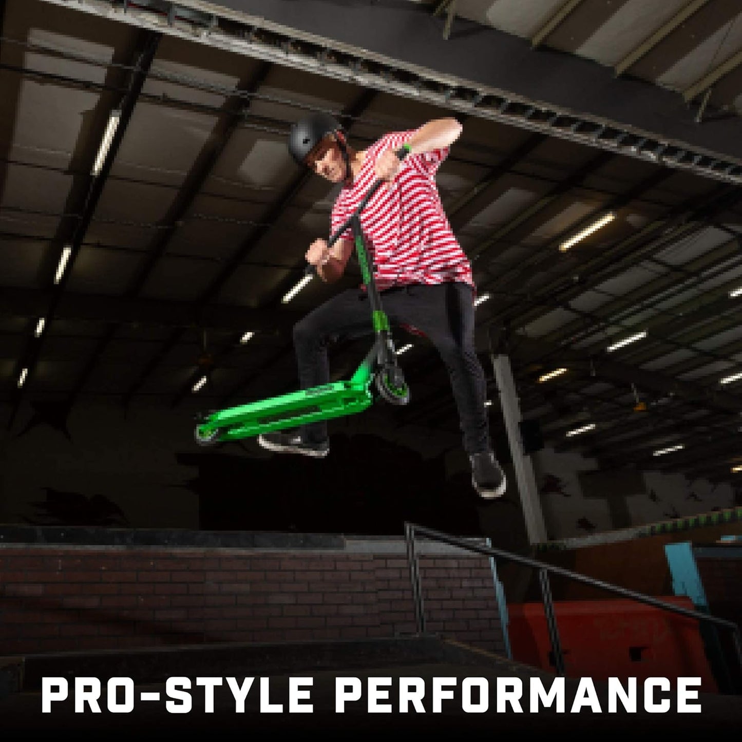 Mongoose Rise Youth and Adult Freestyle Stunt Scooter, High Impact Wheels, Bike-Style Grips, Lightweight Alloy Deck, Multiple Colors