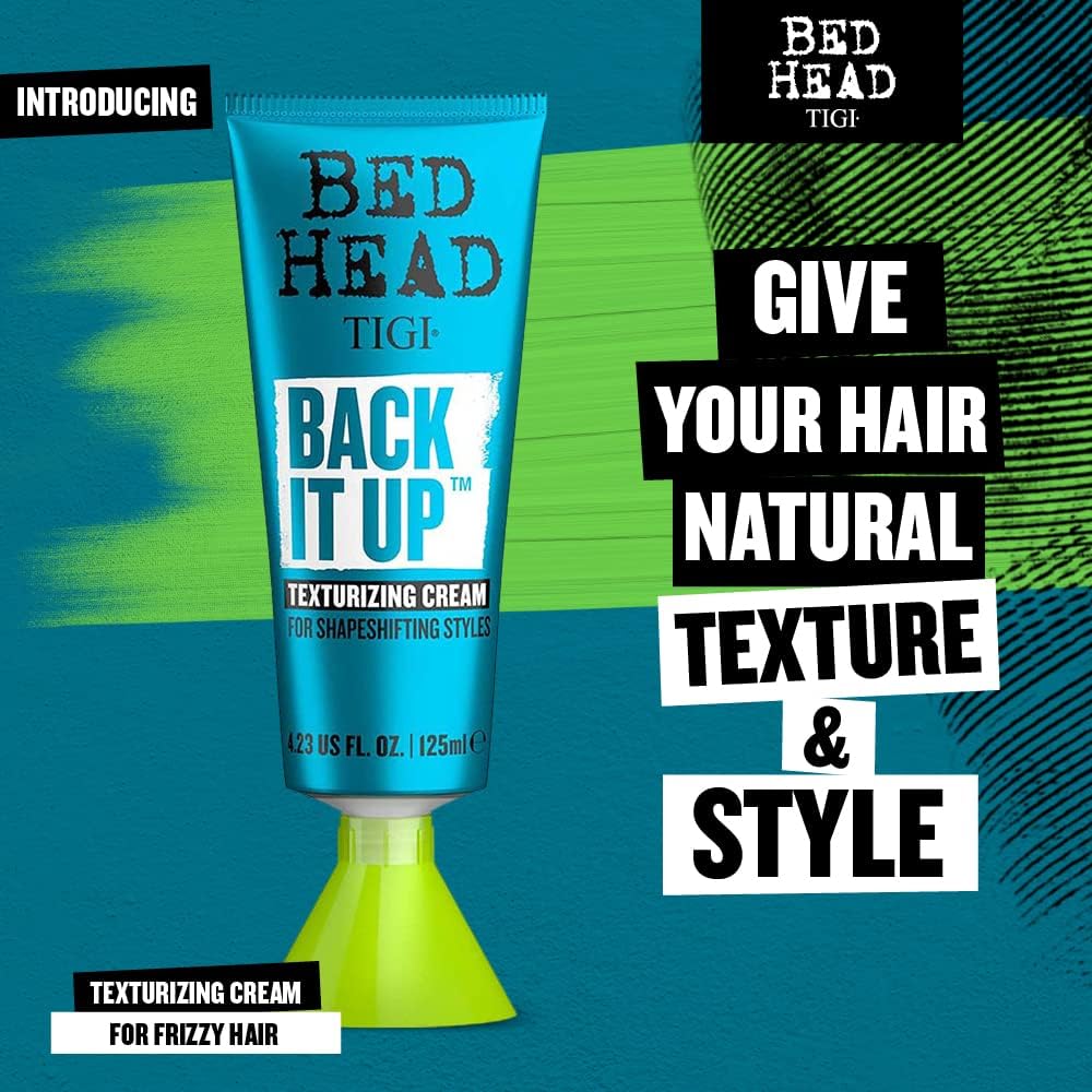Bed Head by TIGI - Back It Up Texturising Hair Cream - For Shape and Texture - Hair Styling - 125 ml