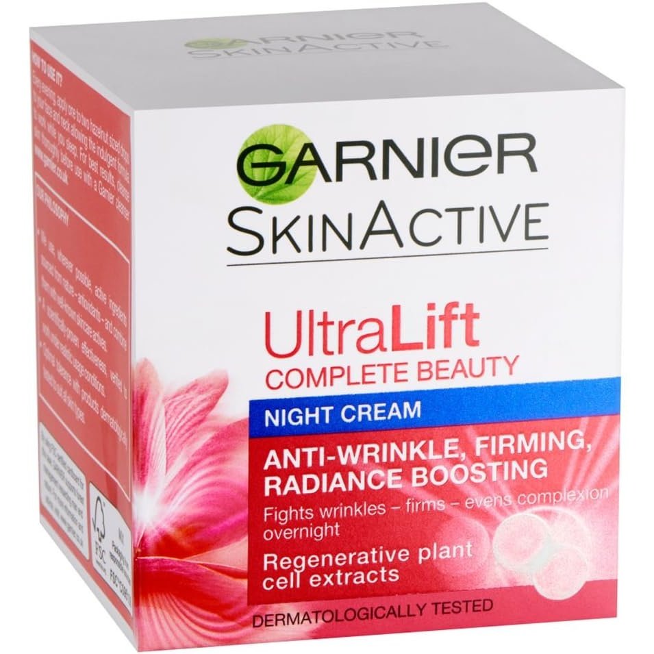 Garnier Skin Naturals Ultralift Complete Beauty Night Cream, 50ml
