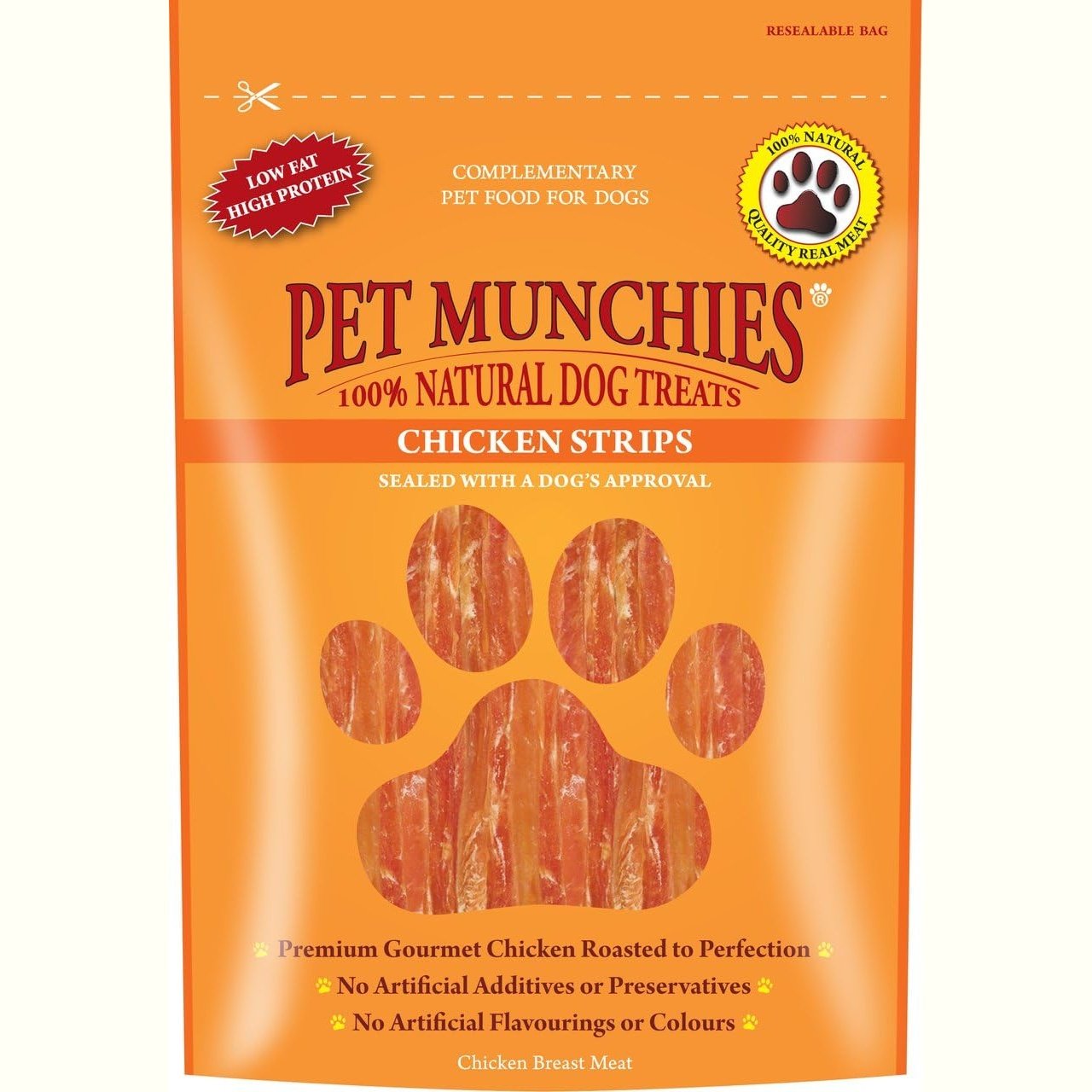 Pet Munchies Wild Salmon Dog Training Treats, Grain Free Tasty Bites with Natural Real Meat 50g (Pack of 8)