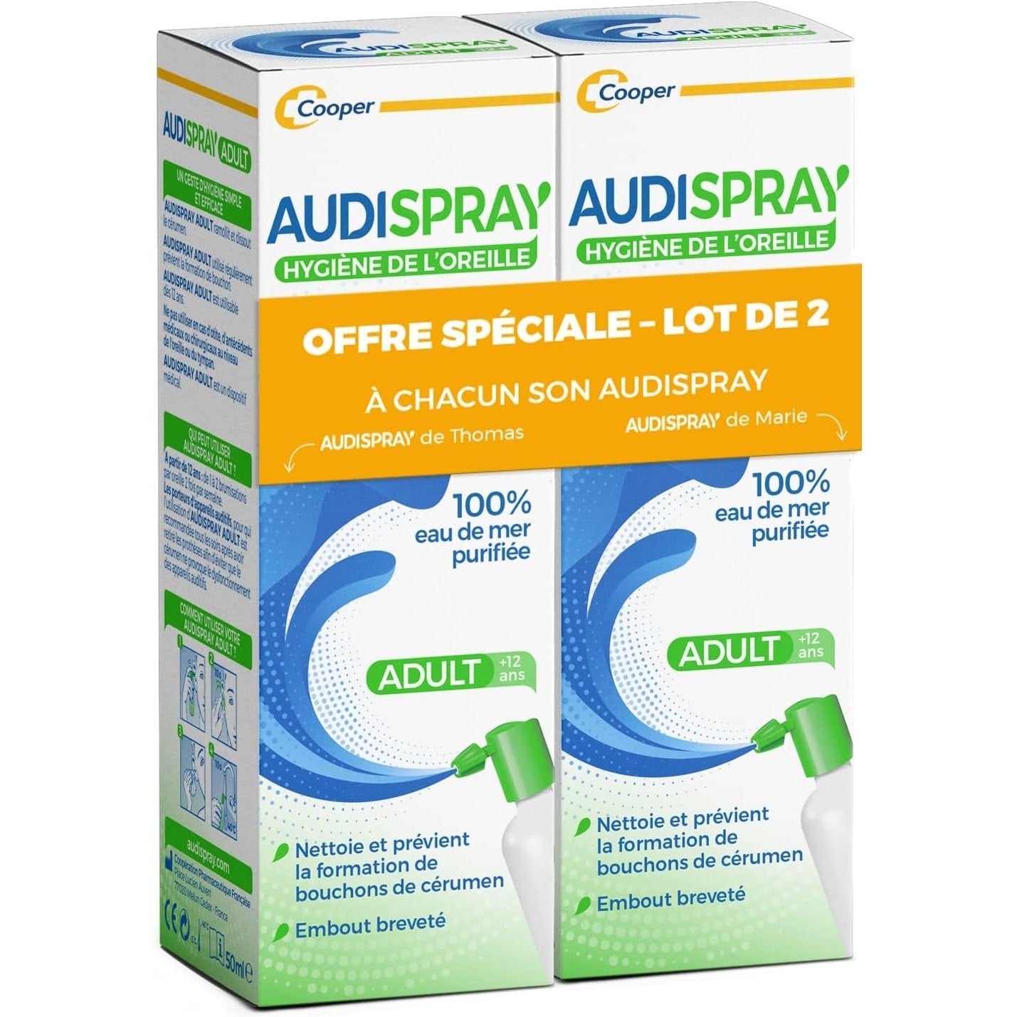 Audispray Adult Ear Hygiene 2 x 50ml
