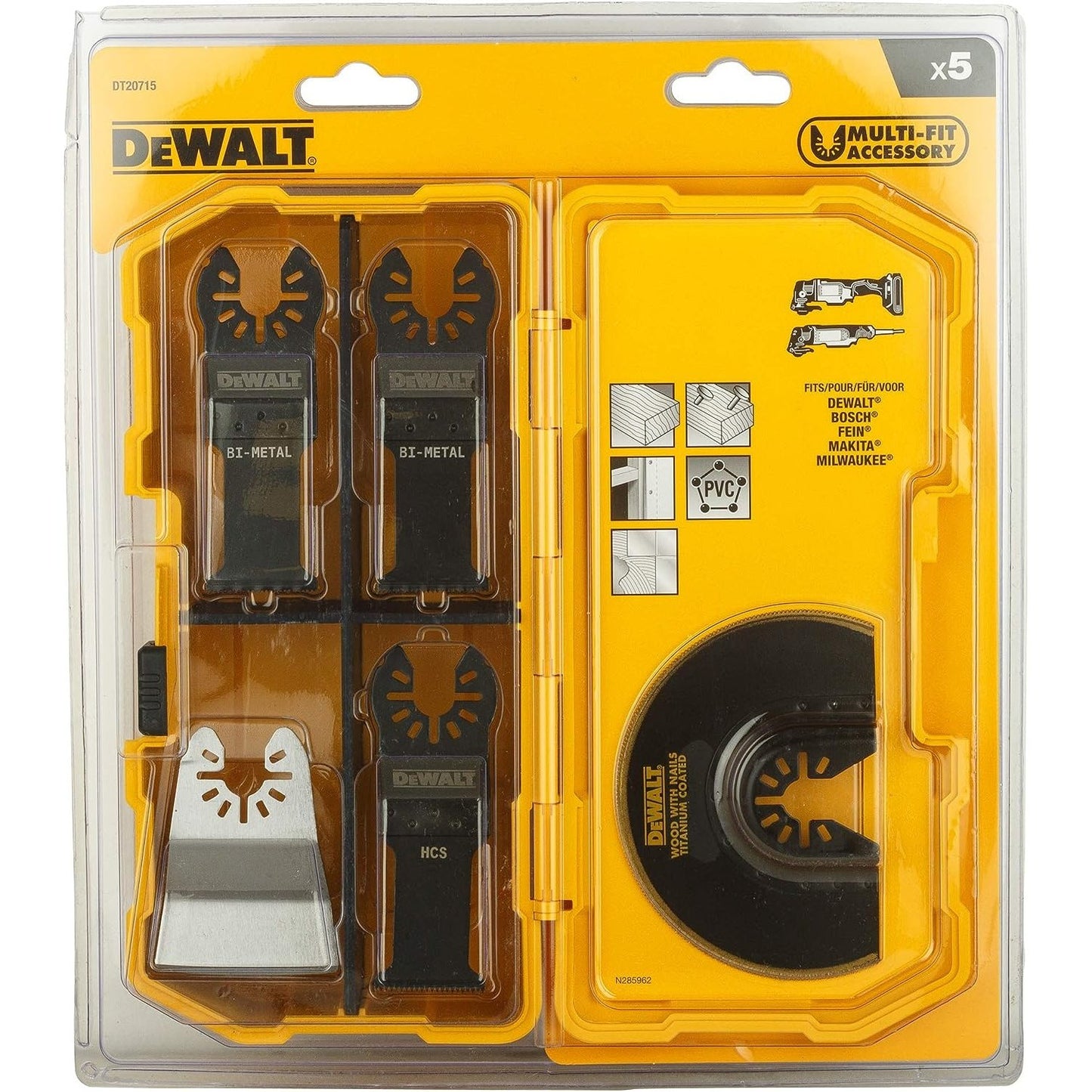 DEWALT DCS355N-XJ Oscillating Multi-Tool 18V Li-Ion Cordless Brushless Battery Powered , LARGE