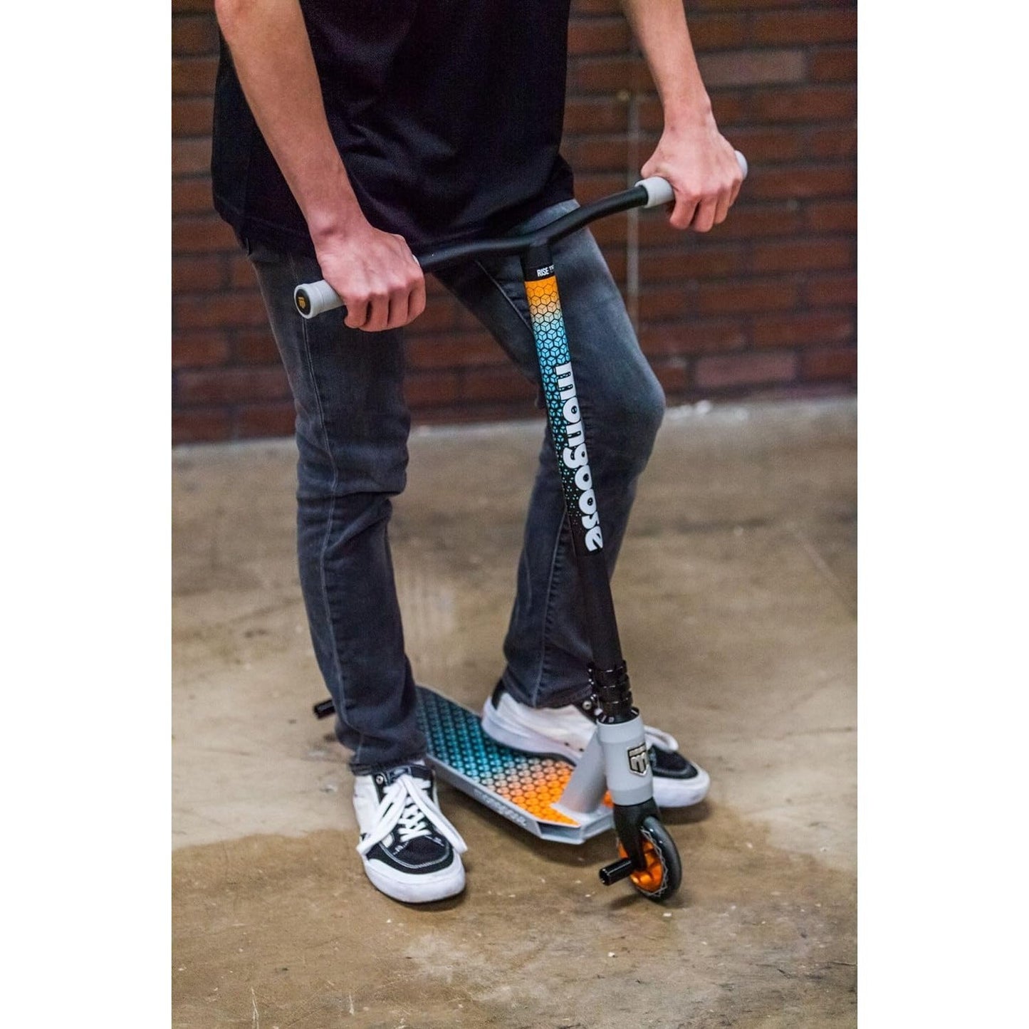 Mongoose Rise Youth and Adult Freestyle Stunt Scooter, High Impact Wheels, Bike-Style Grips, Lightweight Alloy Deck, Multiple Colors