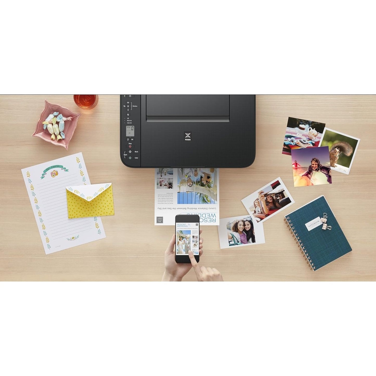 Canon PIXMA TS3350 Multifunction Wifi Printer - Black