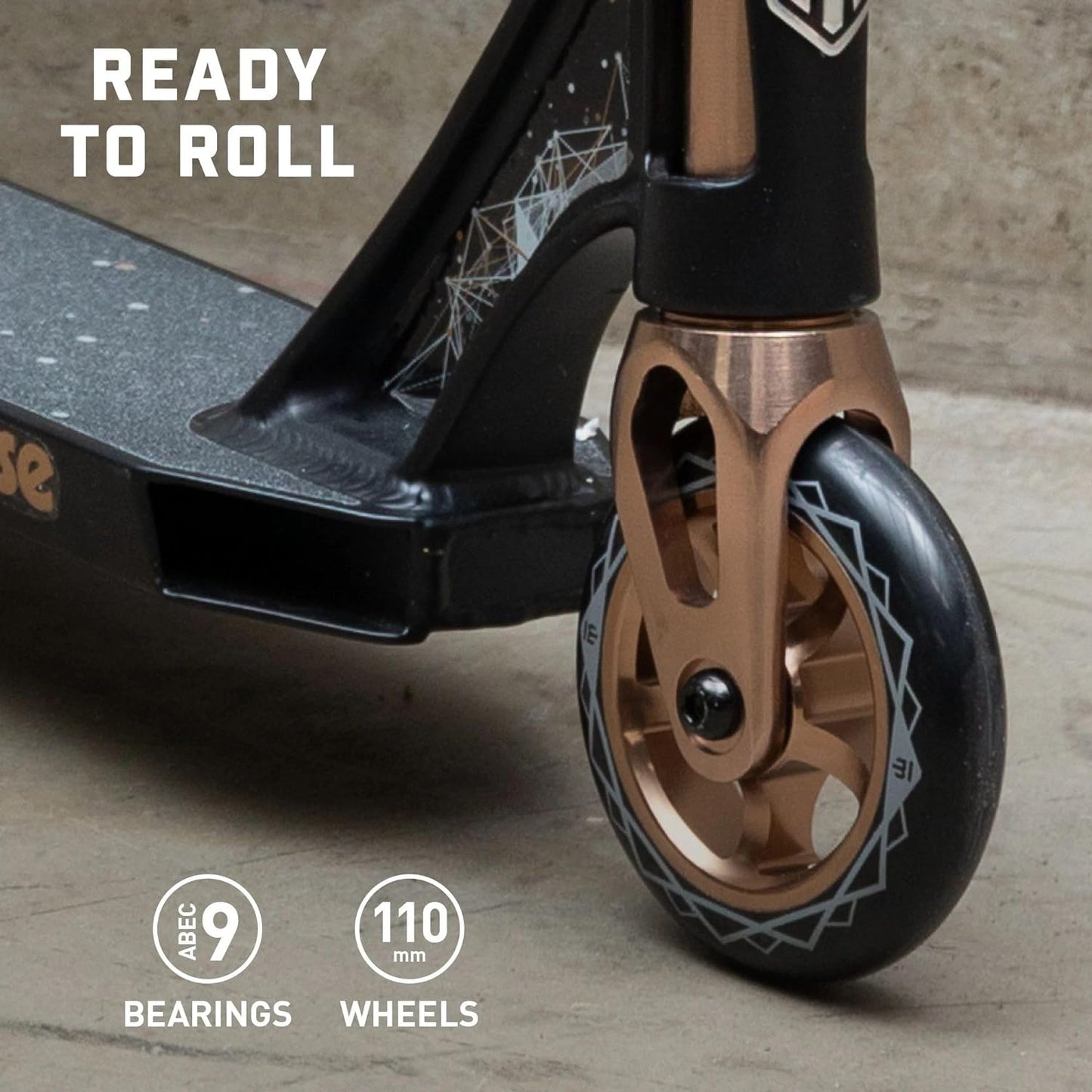 Mongoose Rise Youth and Adult Freestyle Stunt Scooter, High Impact Wheels, Bike-Style Grips, Lightweight Alloy Deck, Multiple Colors
