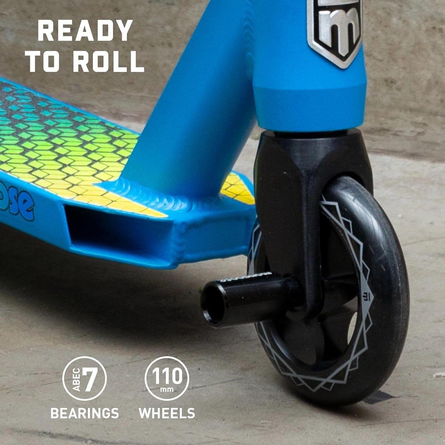 Mongoose Rise Youth and Adult Freestyle Stunt Scooter, High Impact Wheels, Bike-Style Grips, Lightweight Alloy Deck, Multiple Colors