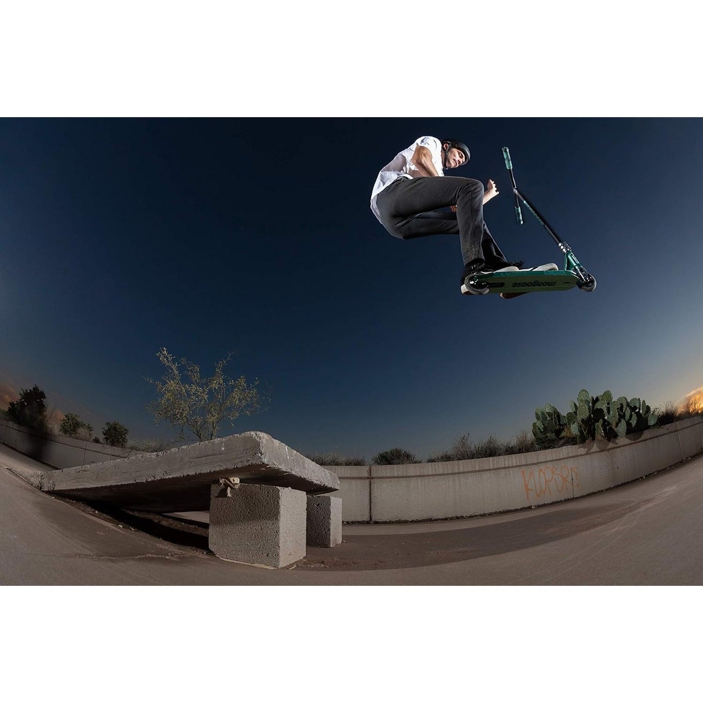 Mongoose Rise Youth and Adult Freestyle Stunt Scooter, High Impact Wheels, Bike-Style Grips, Lightweight Alloy Deck, Multiple Colors