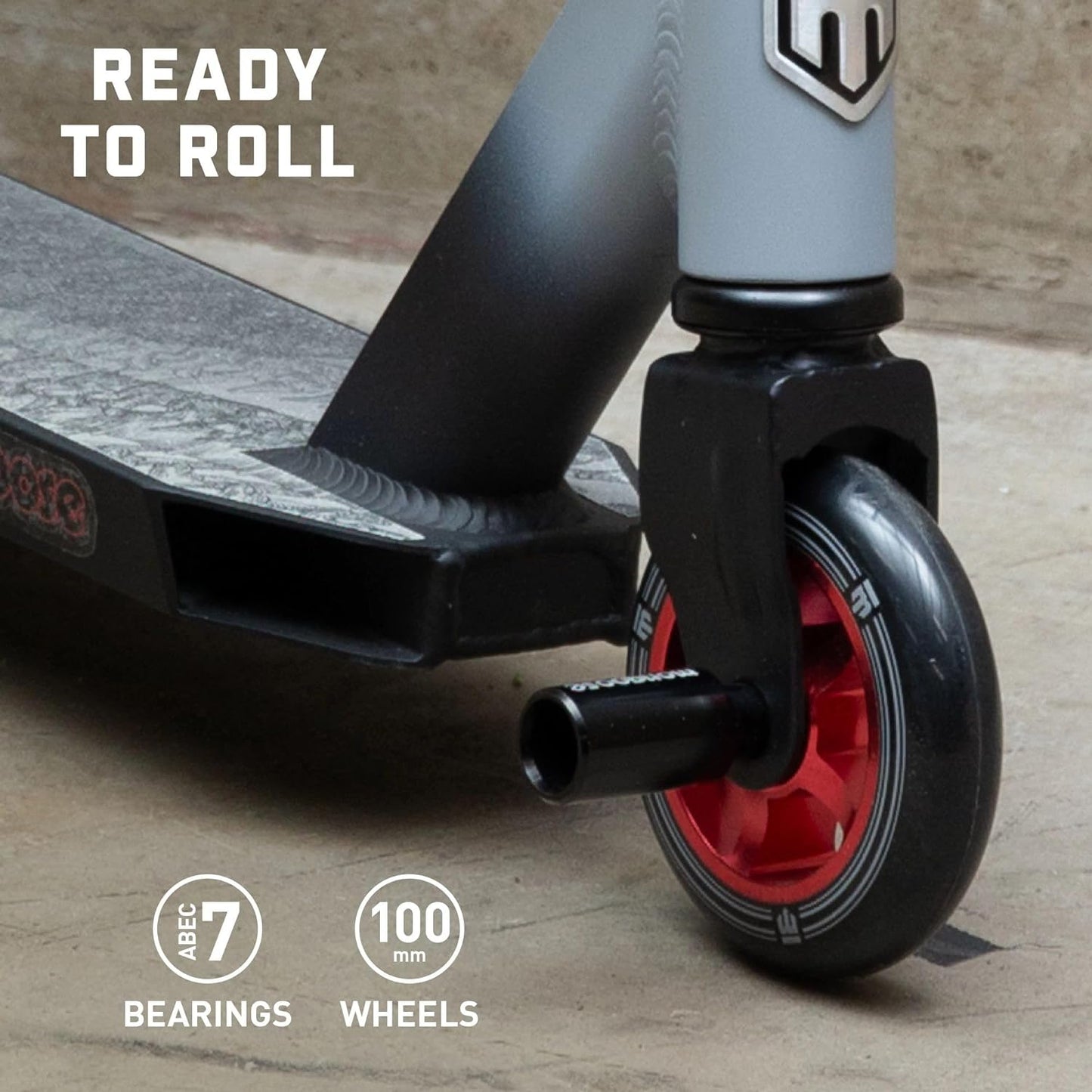 Mongoose Rise Youth and Adult Freestyle Stunt Scooter, High Impact Wheels, Bike-Style Grips, Lightweight Alloy Deck, Multiple Colors