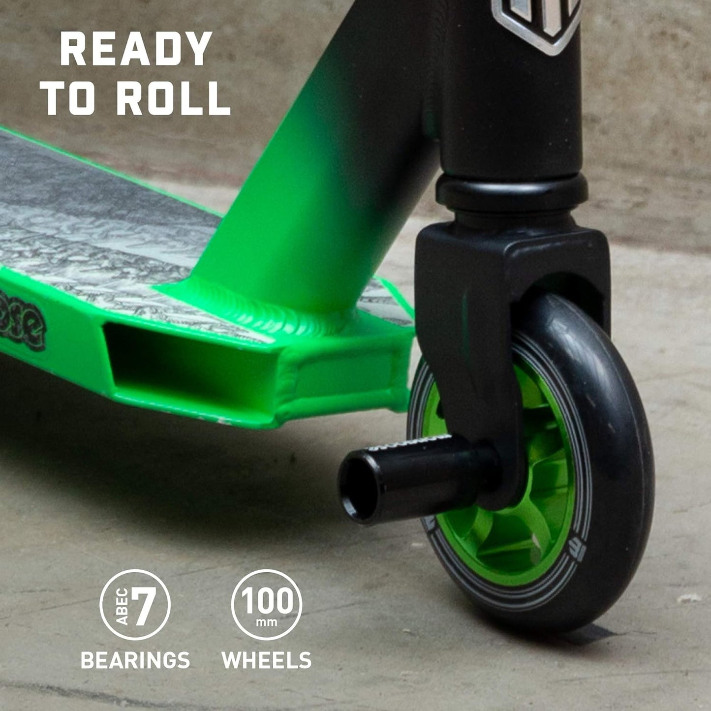 Mongoose Rise Youth and Adult Freestyle Stunt Scooter, High Impact Wheels, Bike-Style Grips, Lightweight Alloy Deck, Multiple Colors