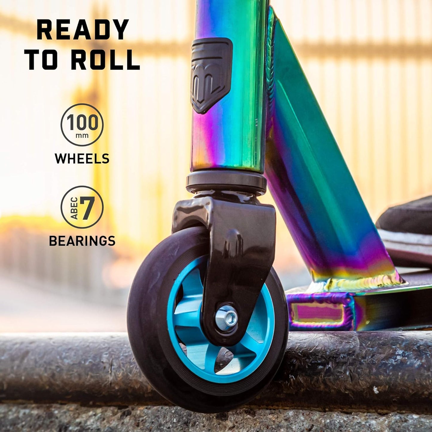 Mongoose Rise Youth and Adult Freestyle Stunt Scooter, High Impact Wheels, Bike-Style Grips, Lightweight Alloy Deck, Multiple Colors