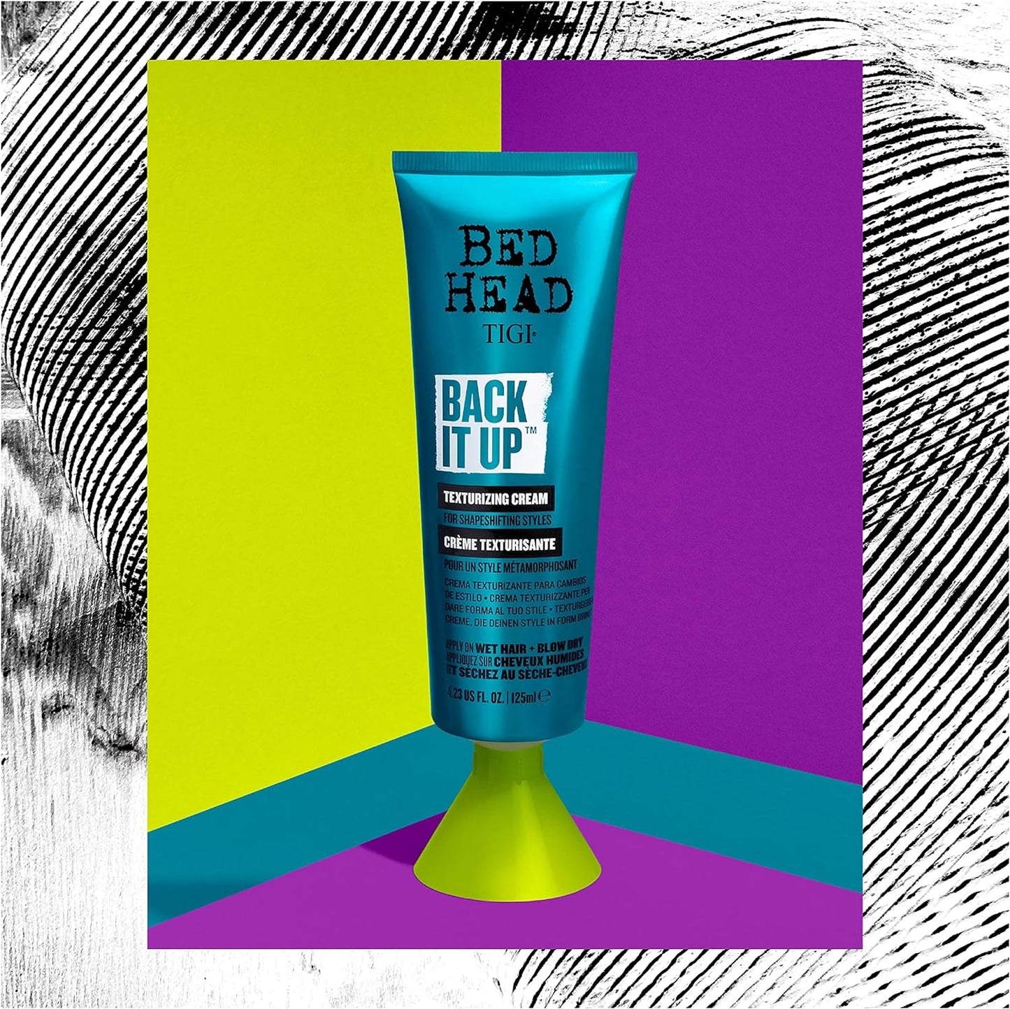 Bed Head by TIGI - Back It Up Texturising Hair Cream - For Shape and Texture - Hair Styling - 125 ml