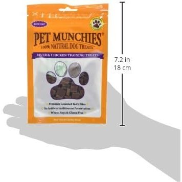 Pet Munchies Wild Salmon Dog Training Treats, Grain Free Tasty Bites with Natural Real Meat 50g (Pack of 8)
