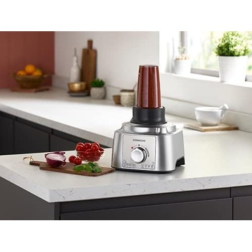 Kenwood FDP65.860WH food processor with 9 attachments. Expresss Serve and Dice, 1.5L Jug blender and mini chopper