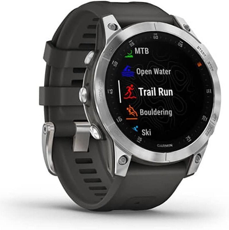 Garmin EPIX 2 - Multisport GPS Watch with AMOLED Touch Screen, Superior Functions, Heart Rate, Maps and Music, Silver Gray, TU EU