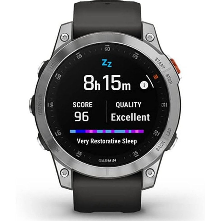 Garmin EPIX 2 - Multisport GPS Watch with AMOLED Touch Screen, Superior Functions, Heart Rate, Maps and Music, Silver Gray, TU EU