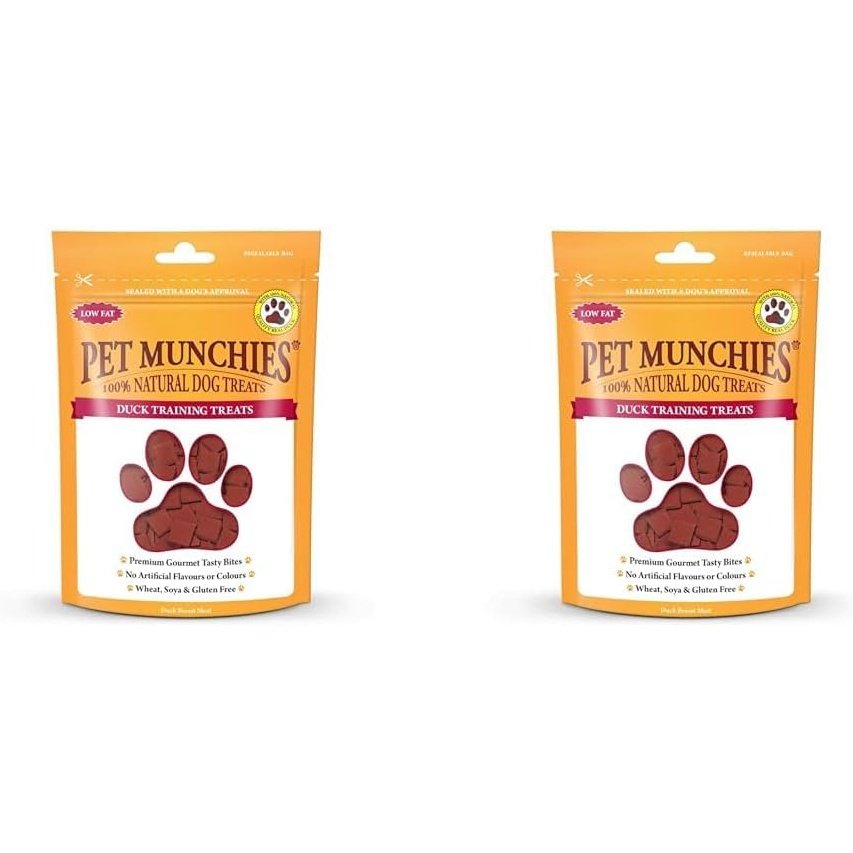 Pet Munchies Wild Salmon Dog Training Treats, Grain Free Tasty Bites with Natural Real Meat 50g (Pack of 8)