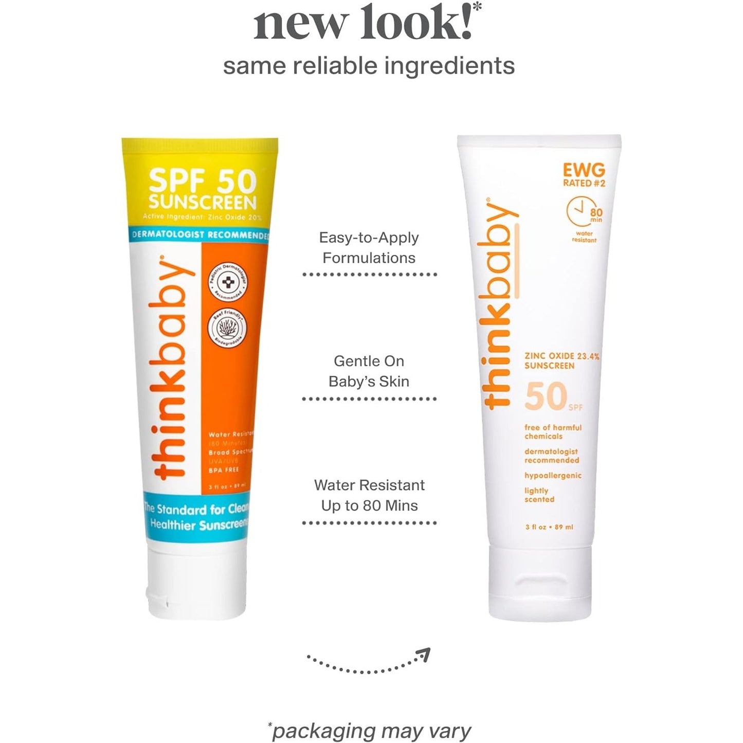 Thinkbaby Sunscreen Baby SPF 50+, 3 fl oz