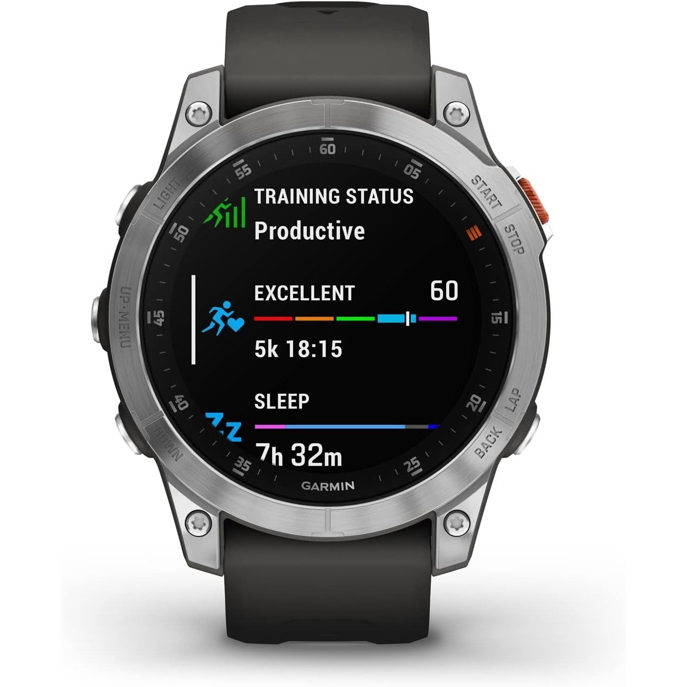 Garmin EPIX 2 - Multisport GPS Watch with AMOLED Touch Screen, Superior Functions, Heart Rate, Maps and Music, Silver Gray, TU EU