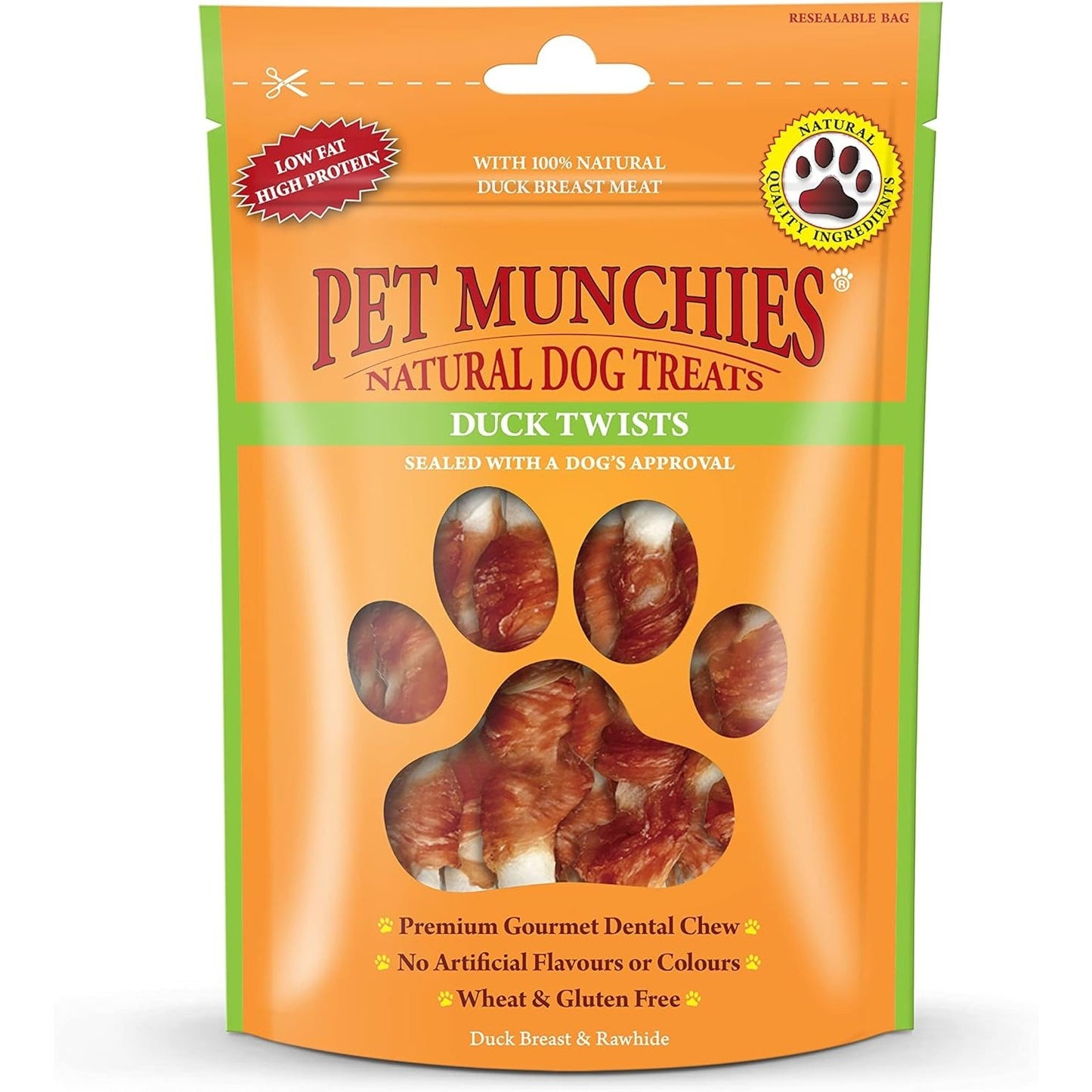 Pet Munchies Duck Twist, 80 g, Pack of 8