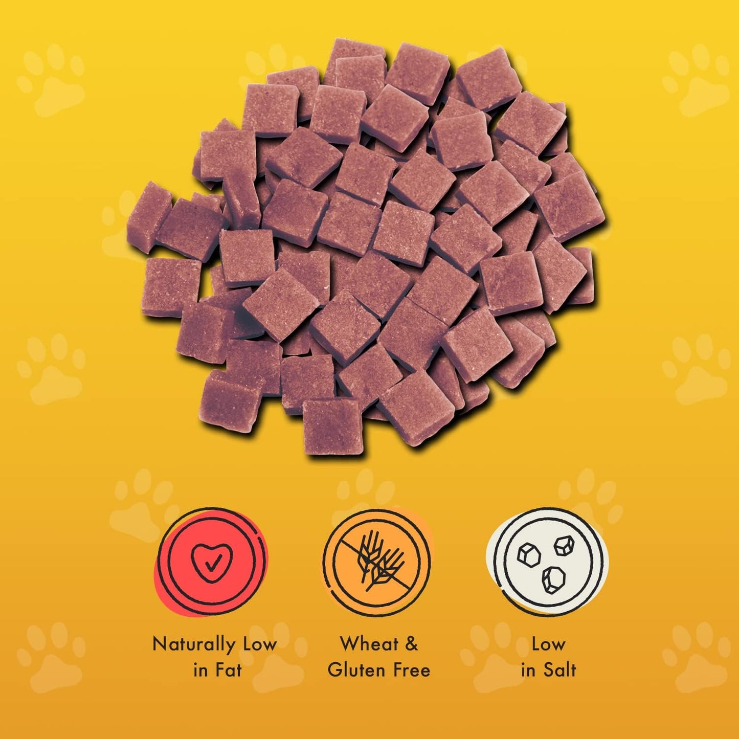 Pet Munchies Wild Salmon Dog Training Treats, Grain Free Tasty Bites with Natural Real Meat 50g (Pack of 8)