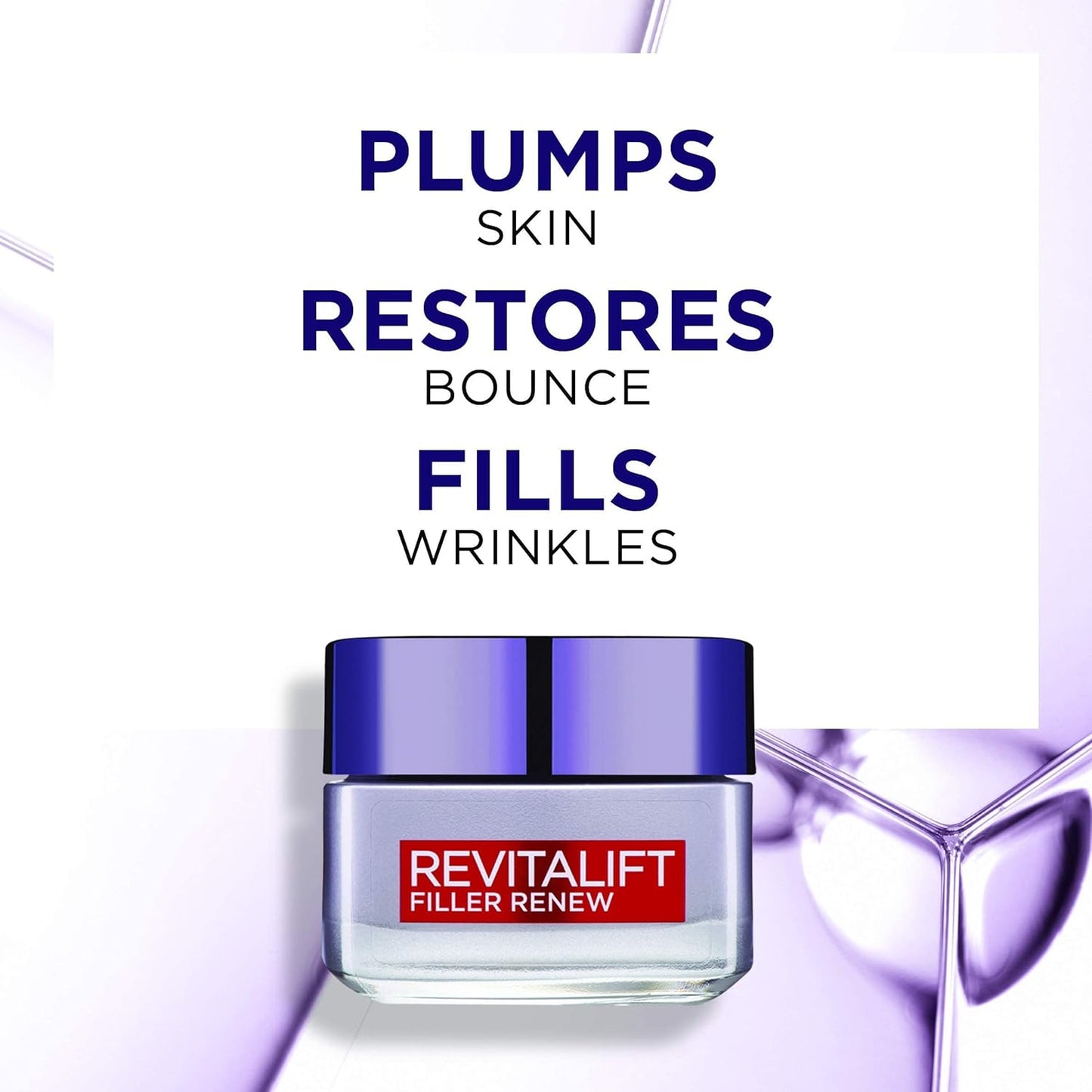 L'Oreal Paris Revitalift Filler [+Hyaluronic Acid] Serum, 1.5% Pure Concentrated Hyaluronic Acid Dropper Serum, 30ml