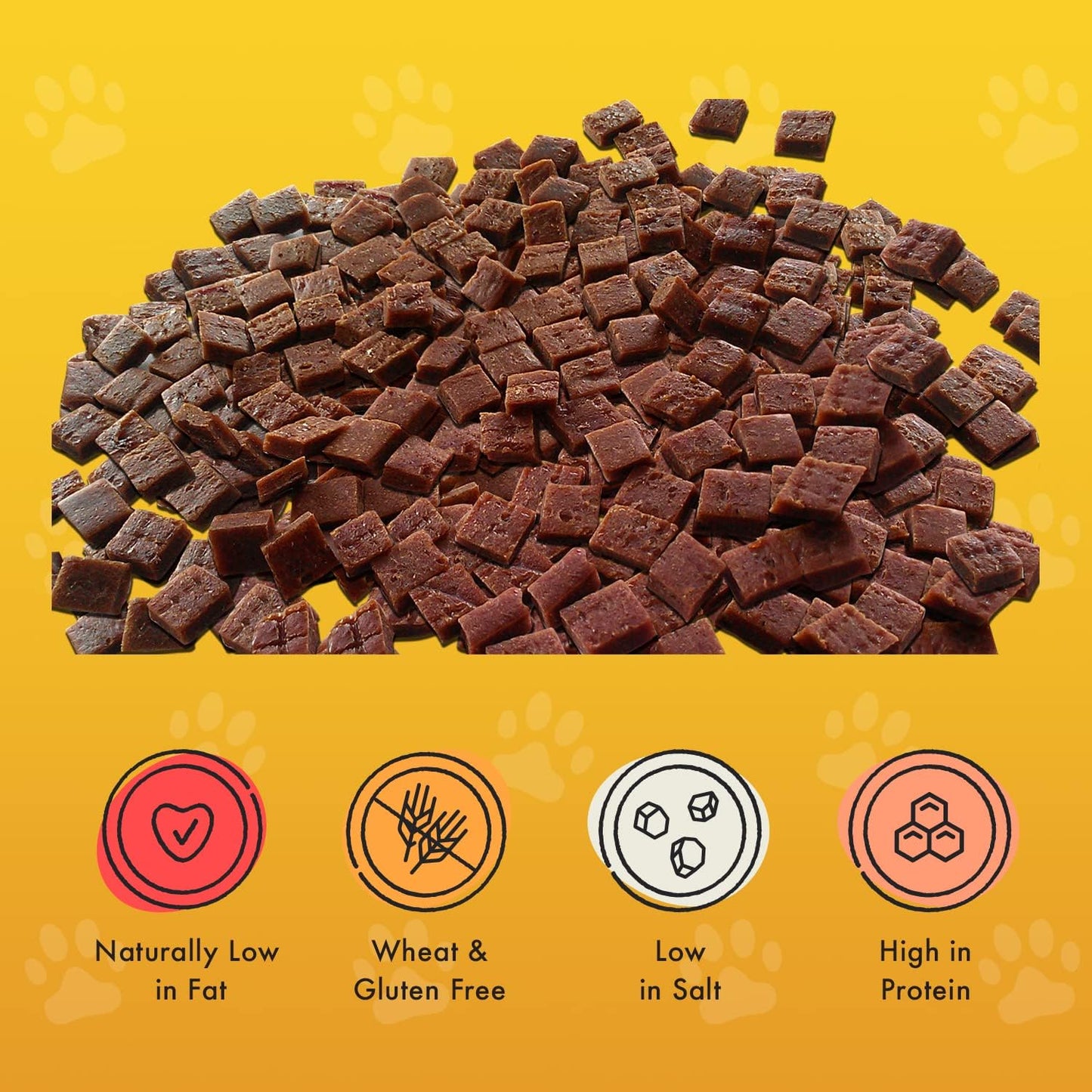 Pet Munchies Wild Salmon Dog Training Treats, Grain Free Tasty Bites with Natural Real Meat 50g (Pack of 8)