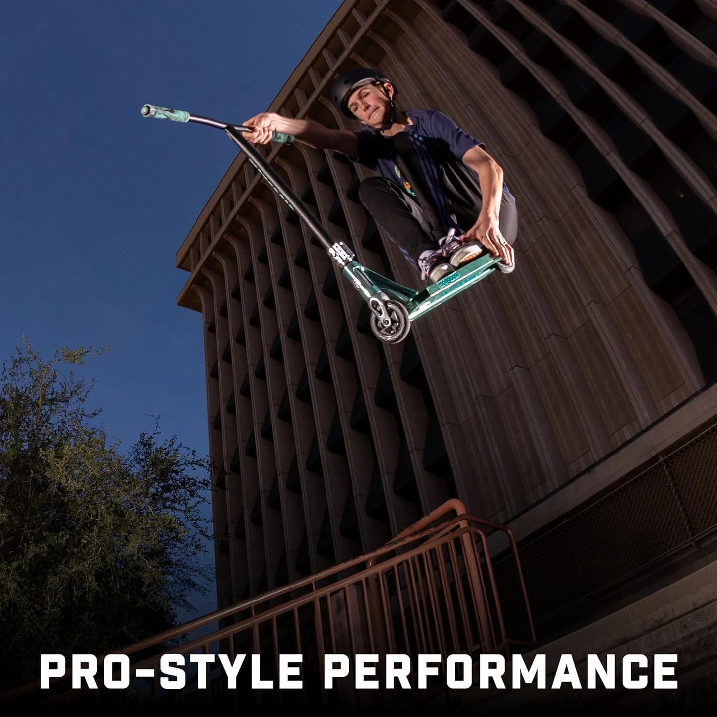 Mongoose Rise Youth and Adult Freestyle Stunt Scooter, High Impact Wheels, Bike-Style Grips, Lightweight Alloy Deck, Multiple Colors